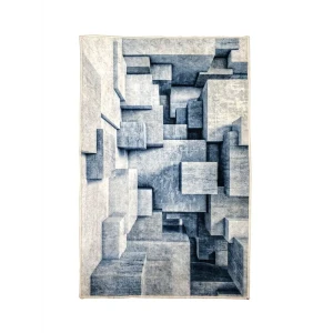 91709203 Коврик Didgital Print 3216 gri Прямоугольный 50x80 см STLM-1040984