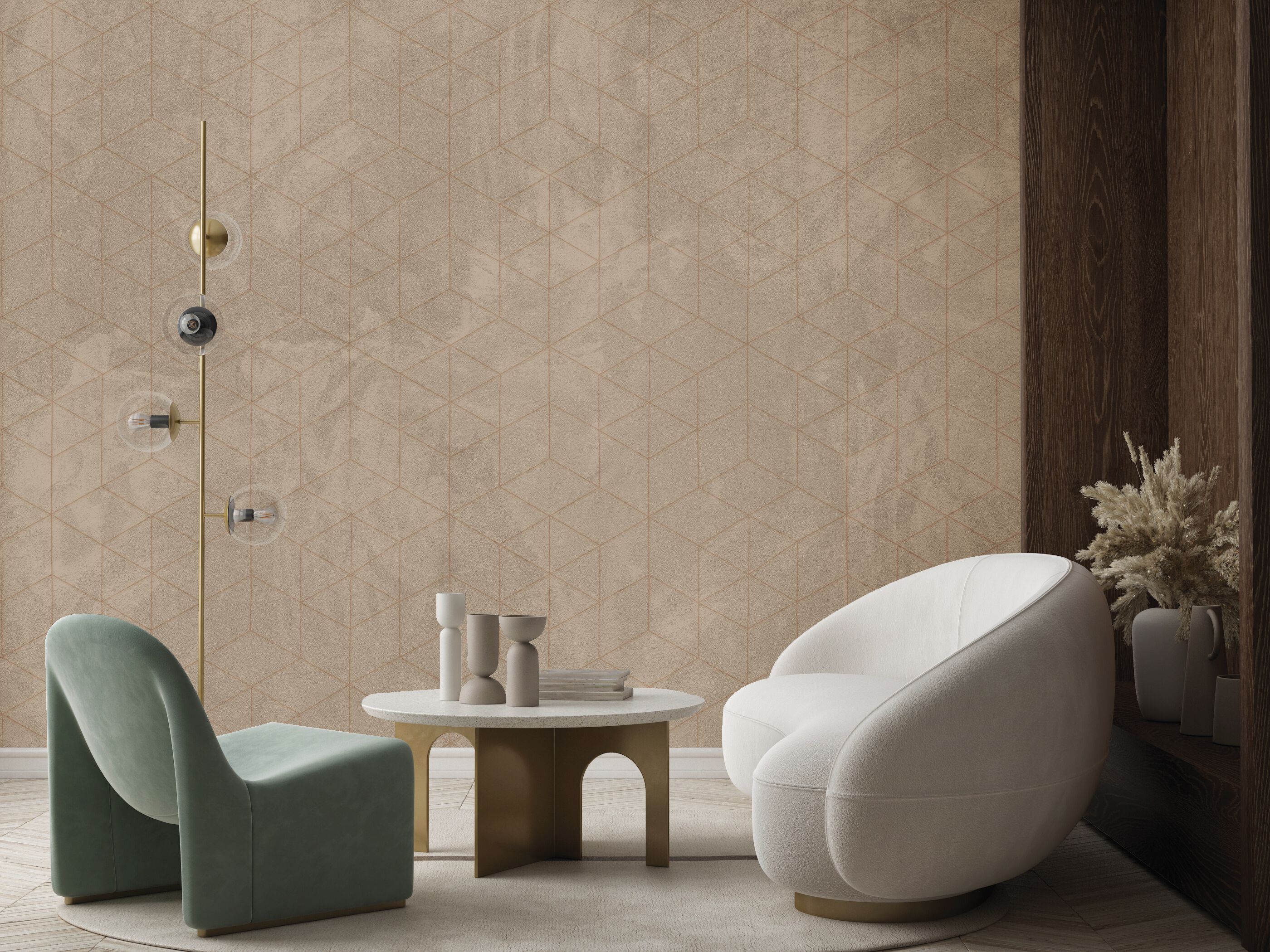 Обои из микрофибры TEXAM запутанность ARCH-00048898