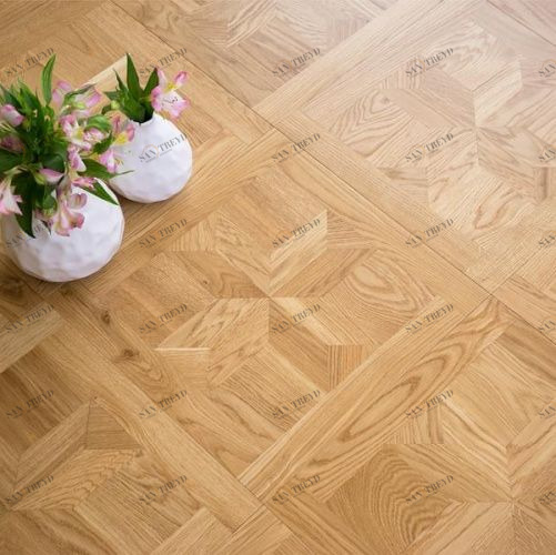 Модульный паркет Coswick Блуа Дуб Селект (Гладкая) 431х431 мм 11961601