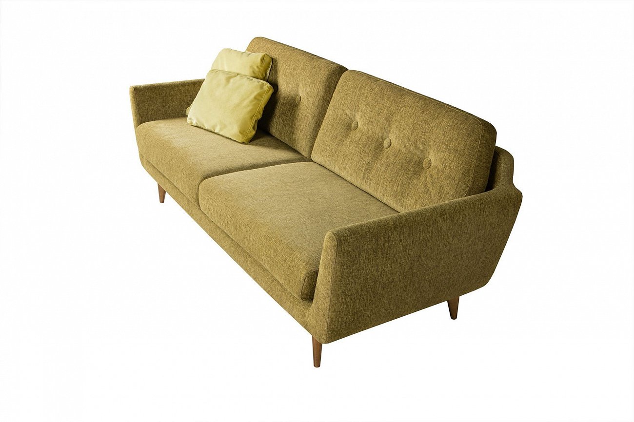 Диван Rucola трехместный прямой горчичный SITS ДИЗАЙНЕРСКИЕ, RUCOLA 192325 Желтый  - Вид №6