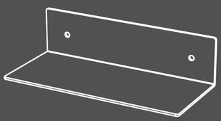 Radomonte Полка для ванной из нержавеющей стали  Acn3  - Вид №1