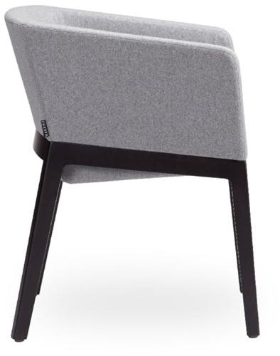 ROSSIN Мягкое деревянное кресло с подлокотниками Tonic wood sun-id-1451754 - Вид №2