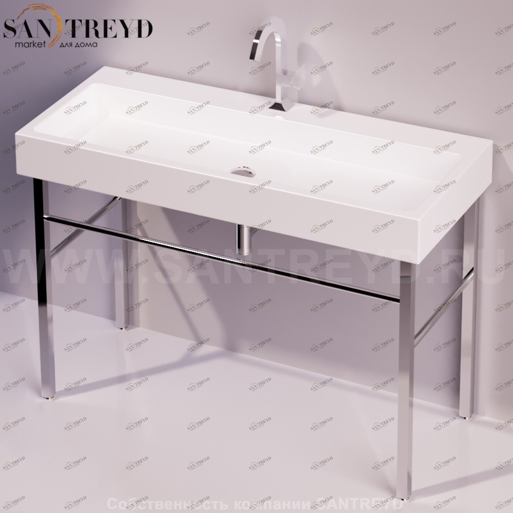 FZA12CROMO Напольная раковина стоящая круглая Simas Frozen