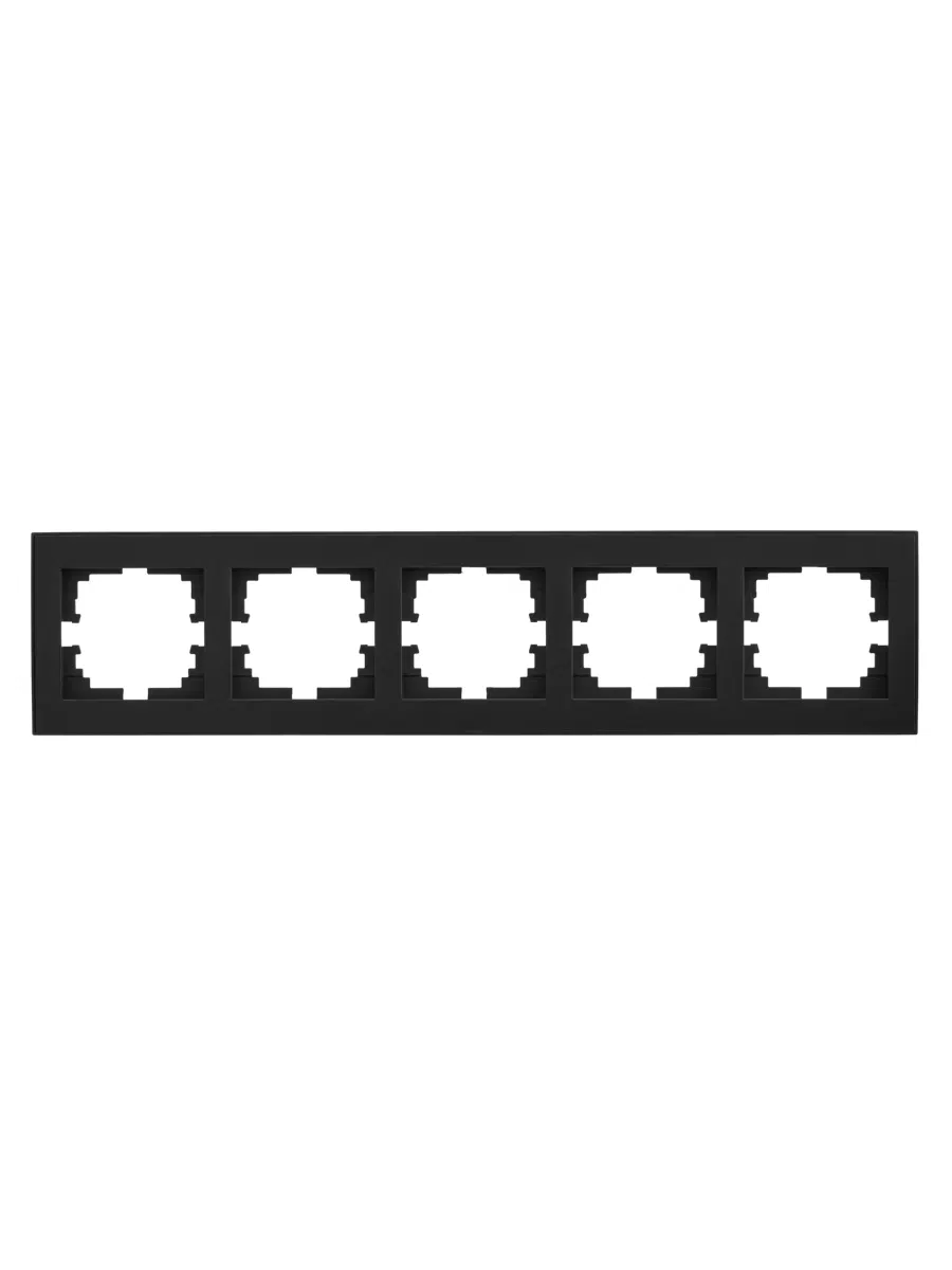 RAIN Рамка 5-ая горизонтальная черный LEZARD 703-4242-150