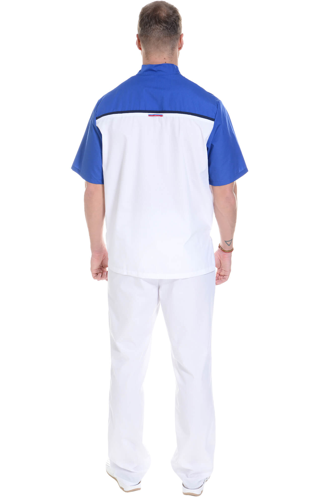 61946 Костюм "Лидер" белый василек  Медицинская одежда  размер 52-54/170-176 Спецодежда  - Вид №15