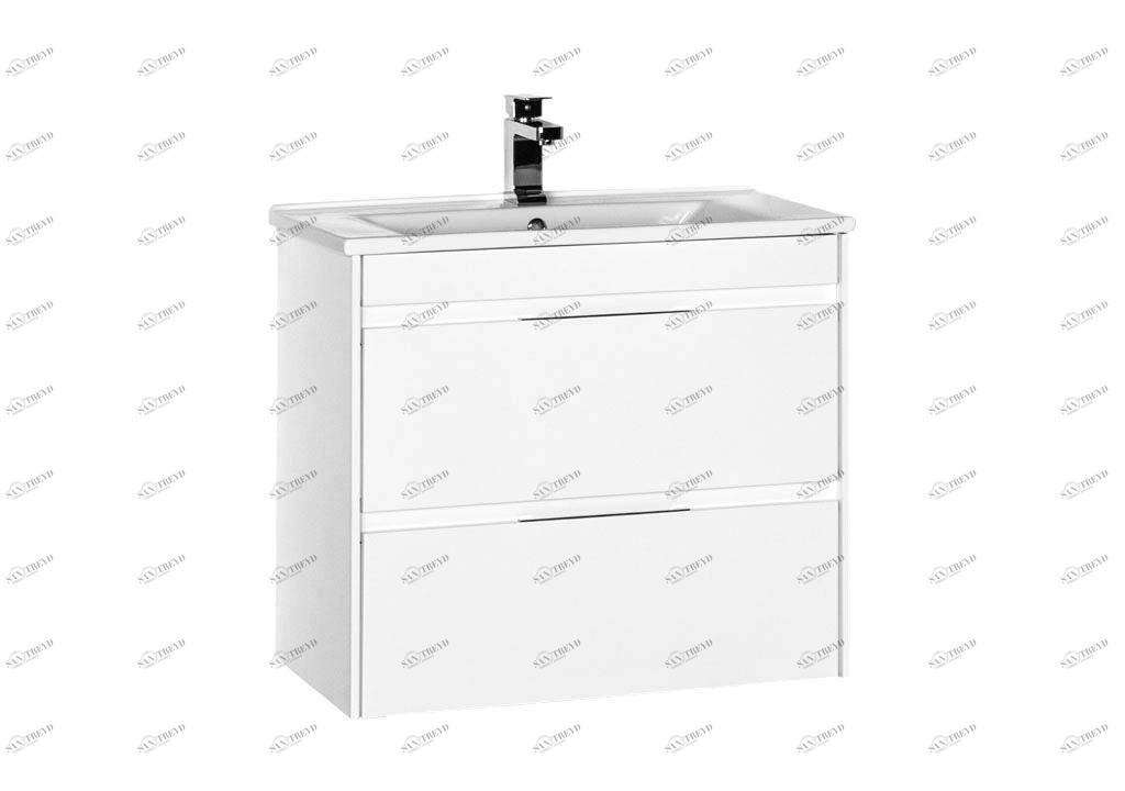 Тумба под раковину Aquanet Тулон 75 белый sun-id-270673