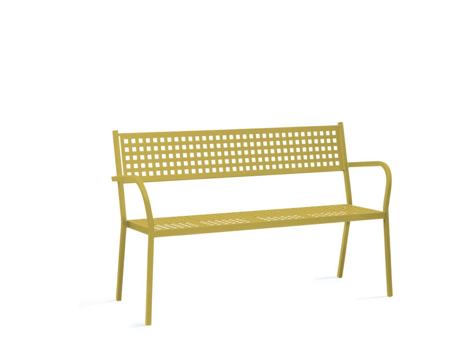 Металлическая садовая скамейка с подлокотниками Vermobil ARCH-00062963 - Вид №7