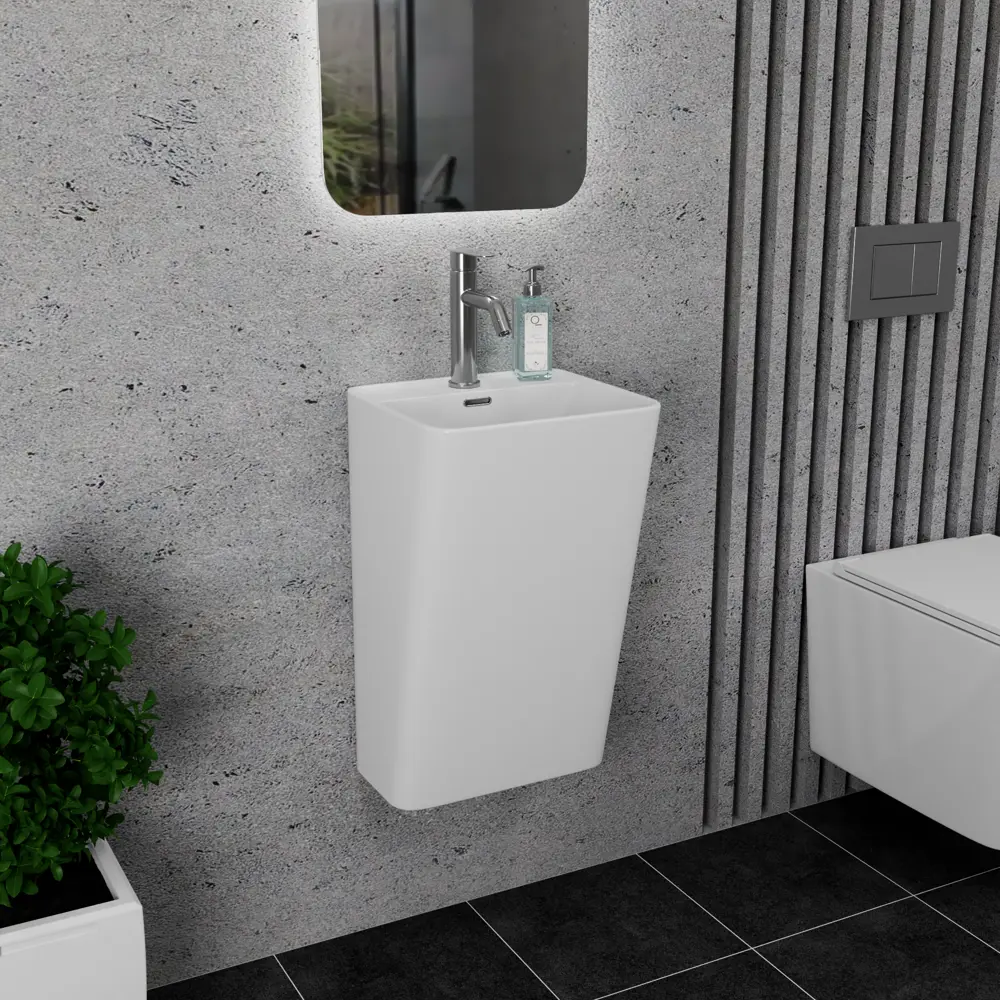 Santreyd Kapry — подвесная керамическая раковина-моноблок 60 см 89394880 STLM-1514037 - Вид №5