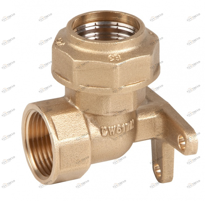 GENEBRE 0049 04 Угловой соединитель с внутренней резьбой «L» с настенным креплением 