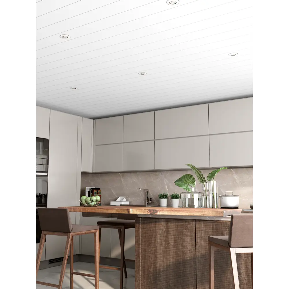 Набор реек 2.5x1.05 м цвет белый шёлк CESAL STLM-2098149