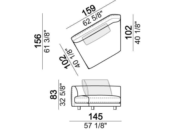 Модульный диван Arketipo SELF CONTROL ARCH-00067338 - Вид №11