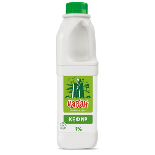 Кефир 1% Чабан 930 г БЗМЖ Santreyd 20749