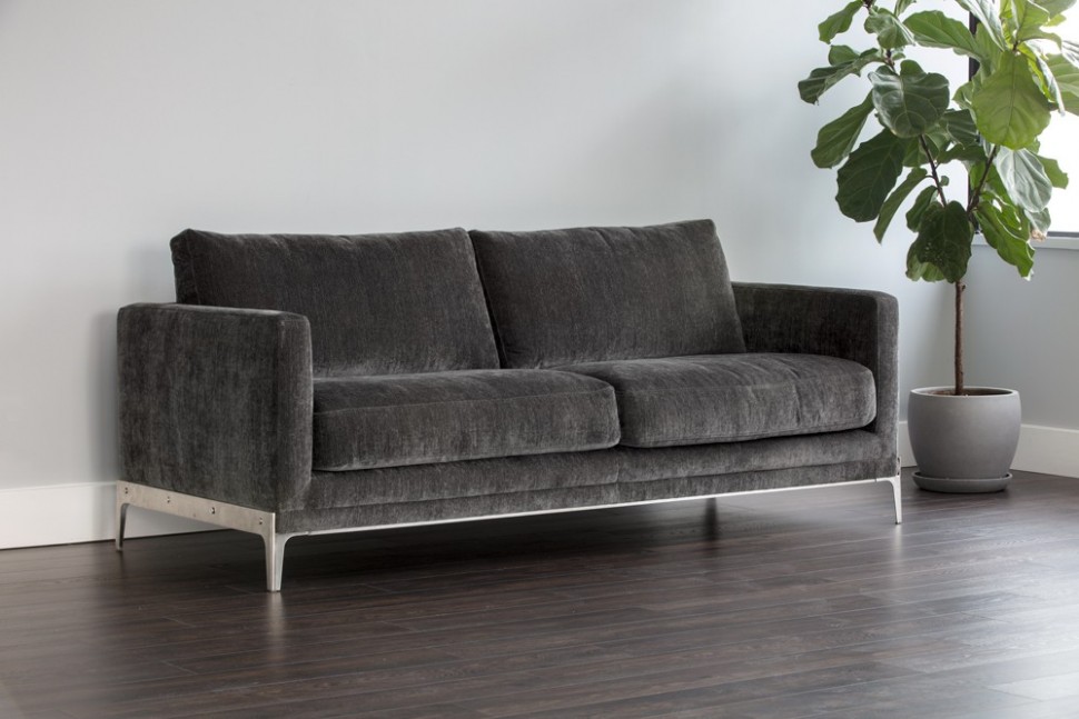 Диван California прямой черный ICON DESIGNE ДИЗАЙНЕРСКИЕ 178067 Черный  - Вид №2