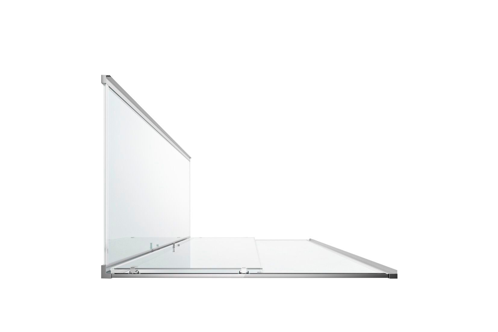 Алюминиевая и стеклянная угловая душевая кабина TAMANACO ECOPSC50 ARCH-00029387 - Вид №2