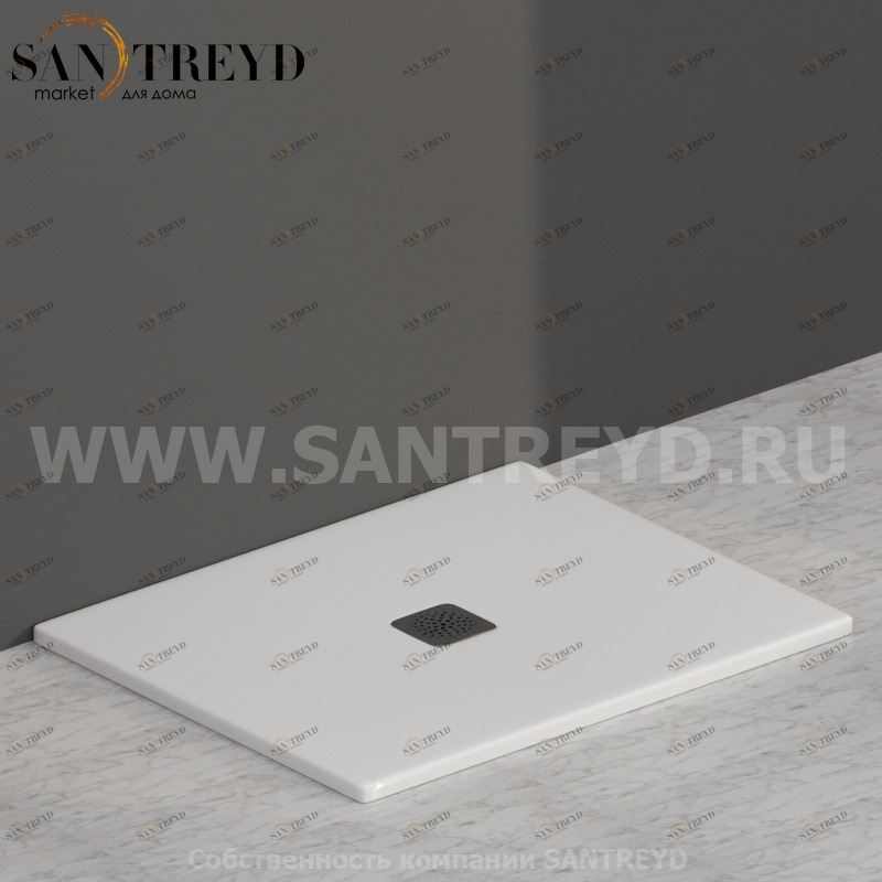 DT100BI Душевой поддон 100x80 керамический Globo Ceramica Globo DOCCIATRE