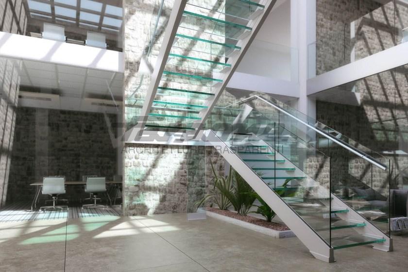 FARAONE Открытая лестница из алюминия и стекла Ninfa sun-id-1413967 - Вид №7