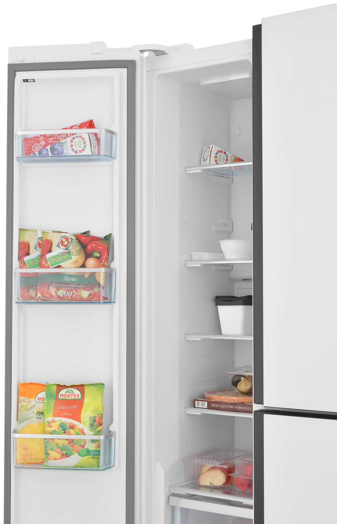 9185194 Холодильник Side by Side   ZUGEL ZRTD459GW белый STDN-0150027 - Вид №4