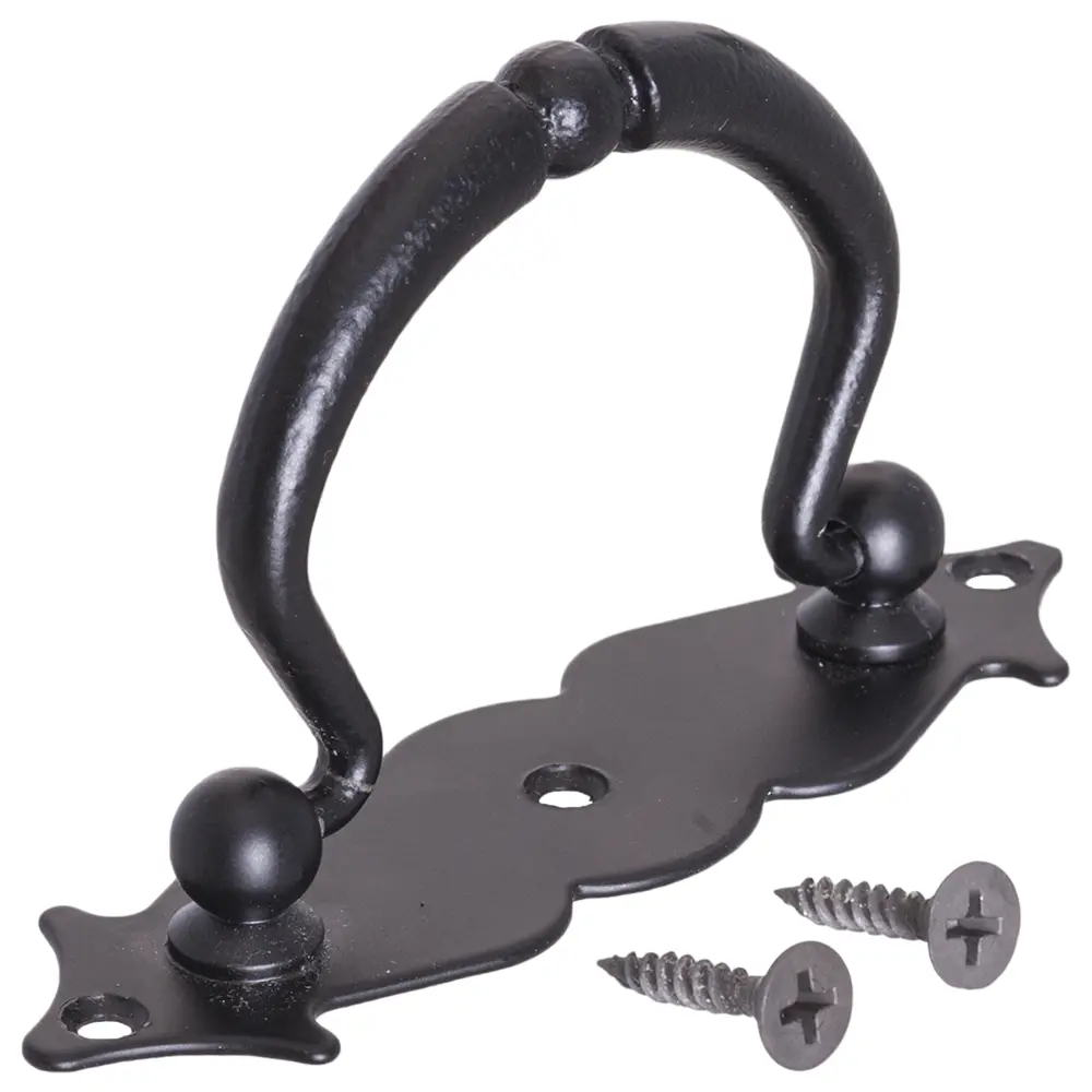 Мебельная ручка-скоба Amig 101 92x30x1.5 мм чёрный STLM-2046608