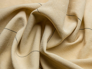 Ткань в полоску из вискозы и полиамида