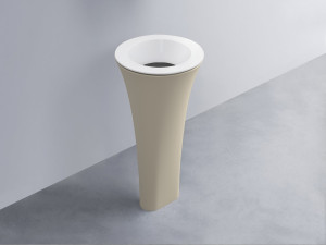 AMLA45-BL+AMPILT-CM+AMCOLT-LN Раковина Amedeo Tondo отдельностоящая cielo Enjoy + Amedeo