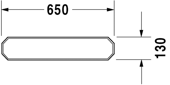 089265..00 1930 Series Полочка Белый Alpin Duravit - Вид №1