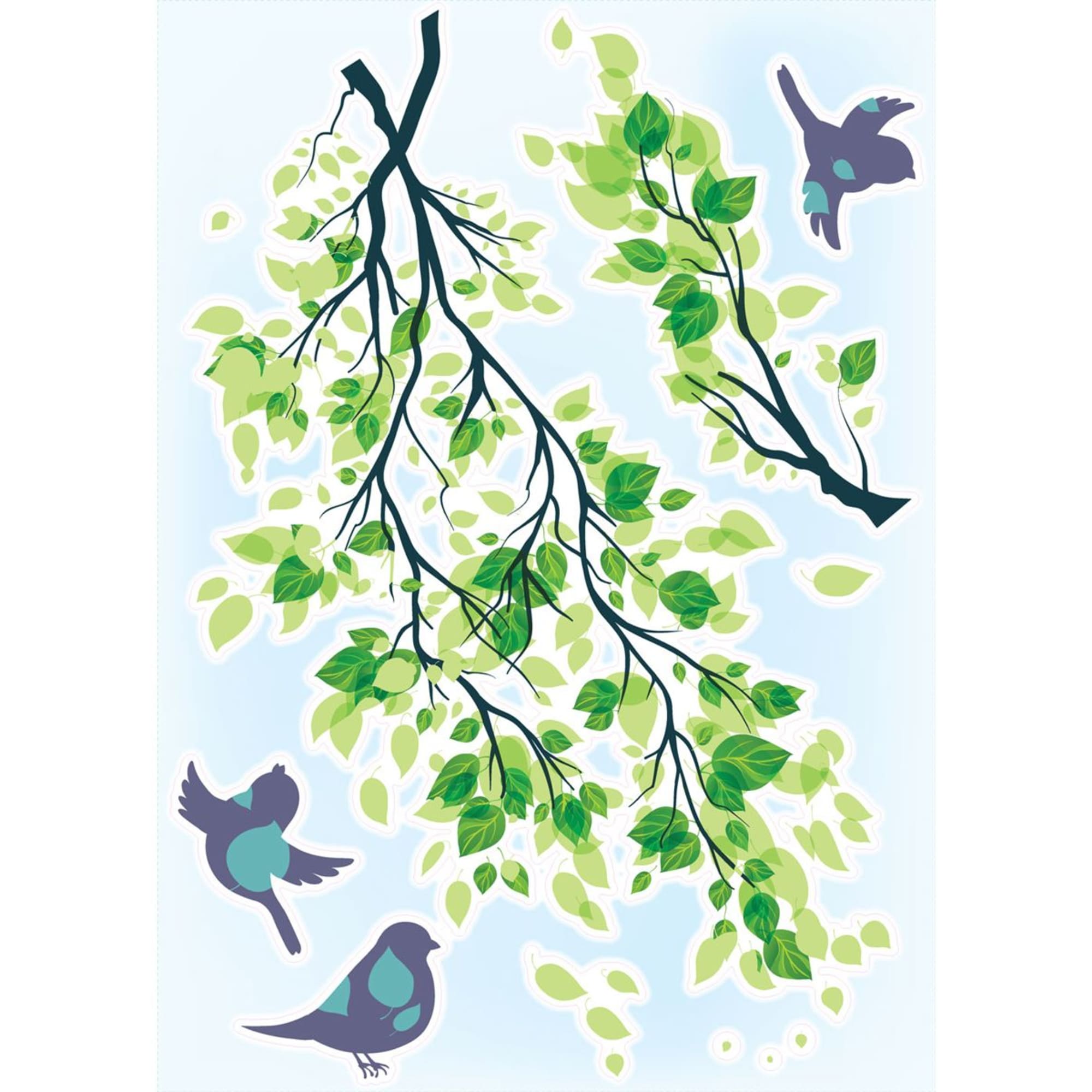 89077529 Наклейка "Весна пришла" 35x50 см, 1 шт. Nature Santreyd