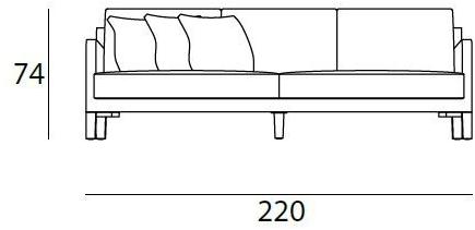 Living Divani Съемный тканевый диван Dumas sun-id-1457444 - Вид №6