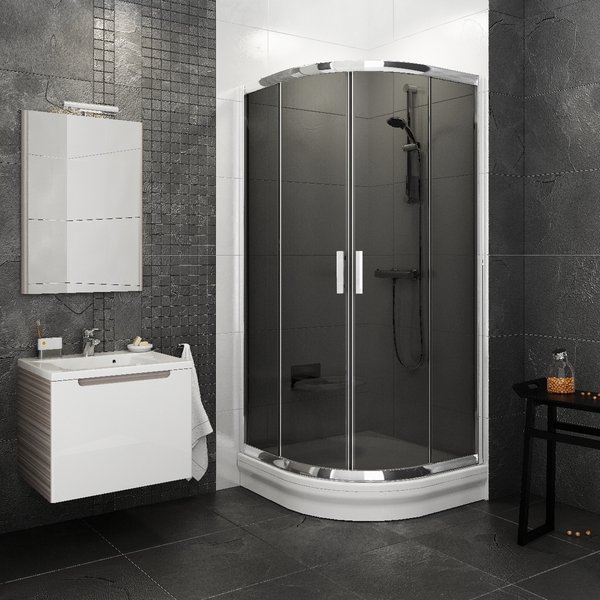 BLCP4-80 белый + Грапе Ravak 3B240100ZG - Вид №2