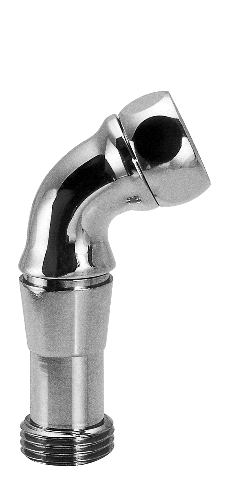 33680-CR CARIMALI Угольник 1/2 ”MF из латуни длинный с удлиненной гайкой CURVA