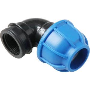 Отвод ПНД Unio ø1/2"х20 мм внутренняя резьба