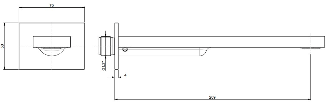 Rubinetterie Frattini Смеситель для ванны однорычажный Vita sun-id-1505295 - Вид №3