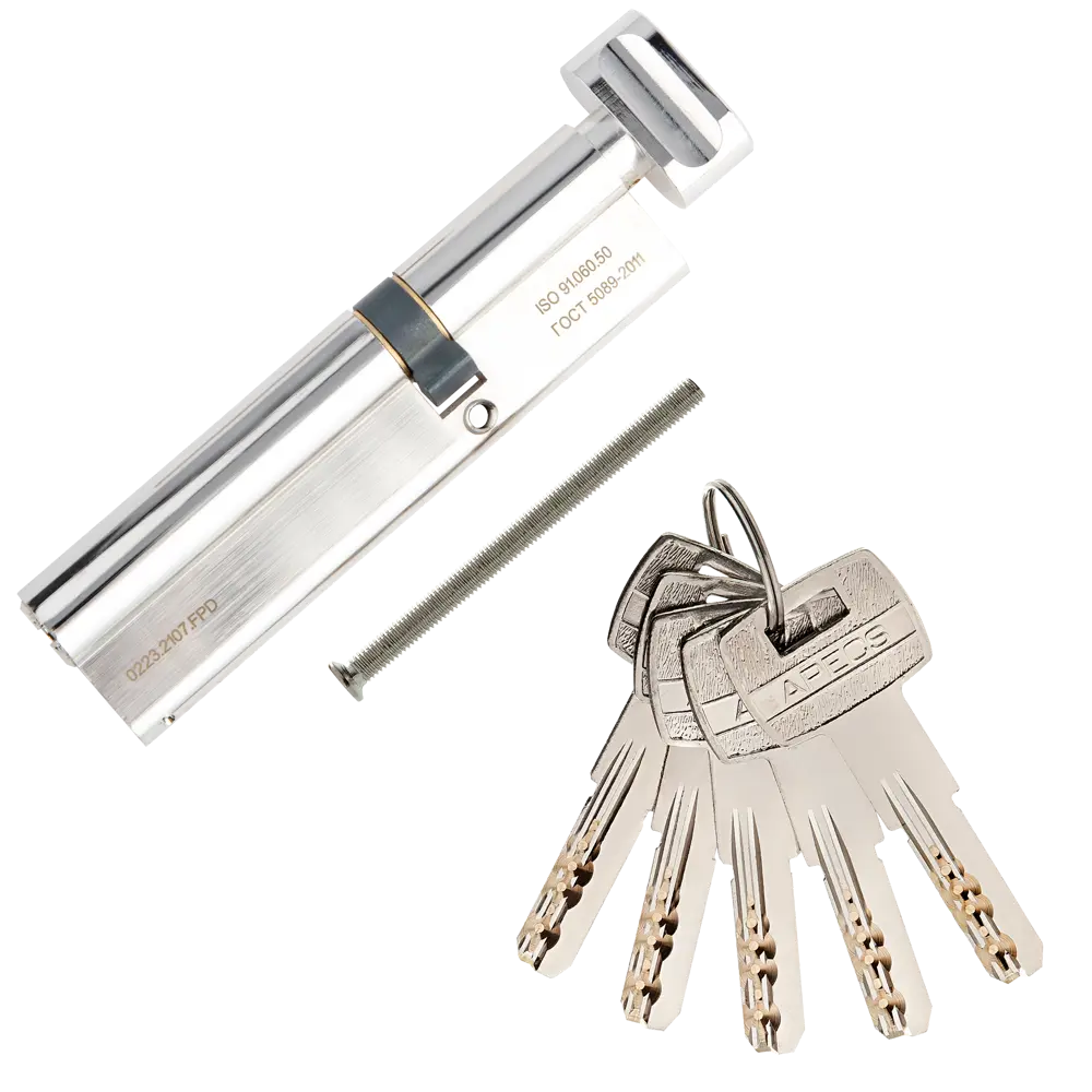 Цилиндр дверной APECS Pro с защитой от выбивания, 75x45 мм 85559800 PRO LM STLM-0063861 - Вид №1