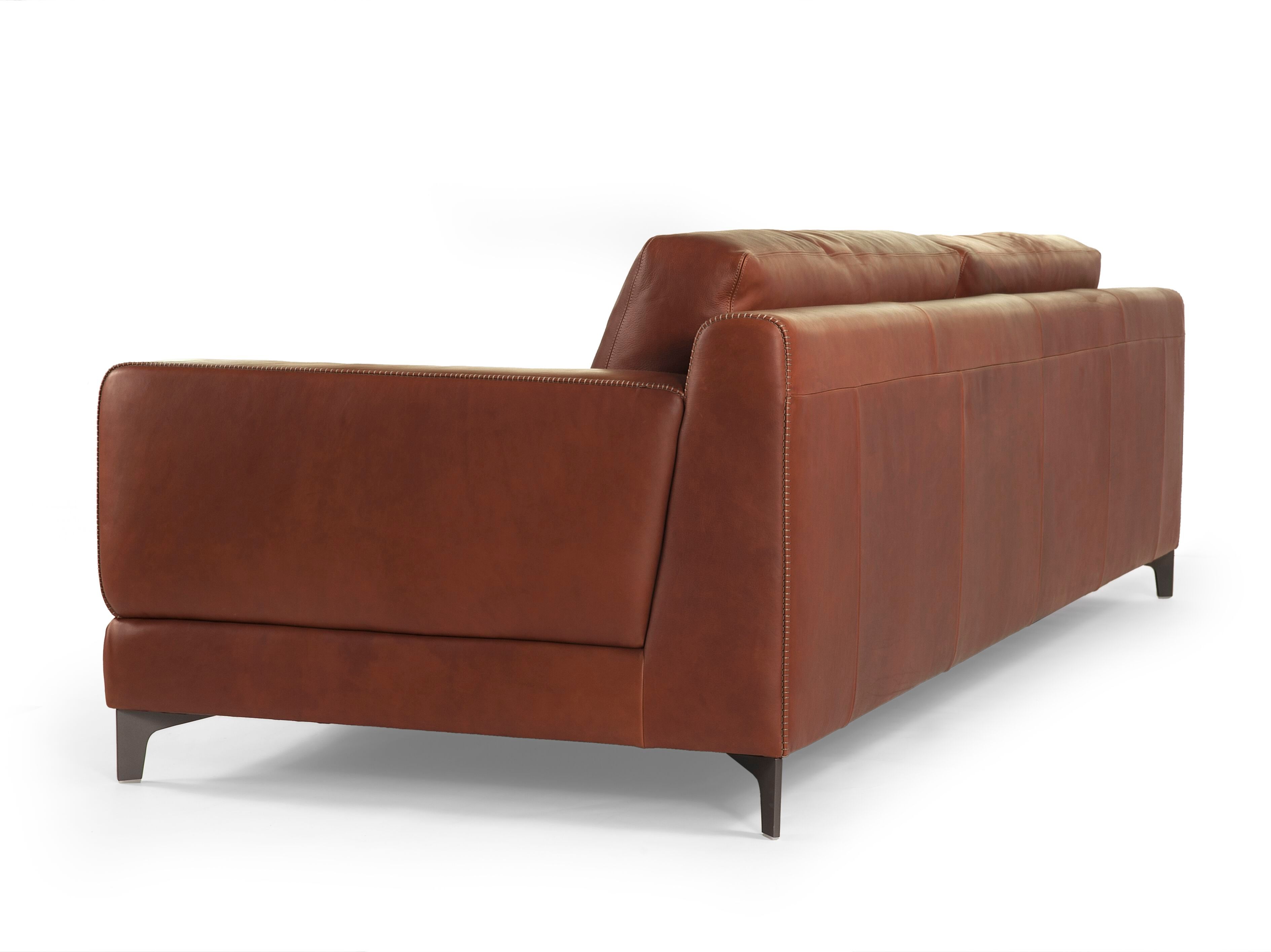 4-местный кожаный диван Borzalino ARCH-00048696 - Вид №3