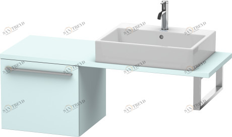 XL542200909 X-Large Шкафчик для компактной консоли Светло-голубой матовый декор Duravit
