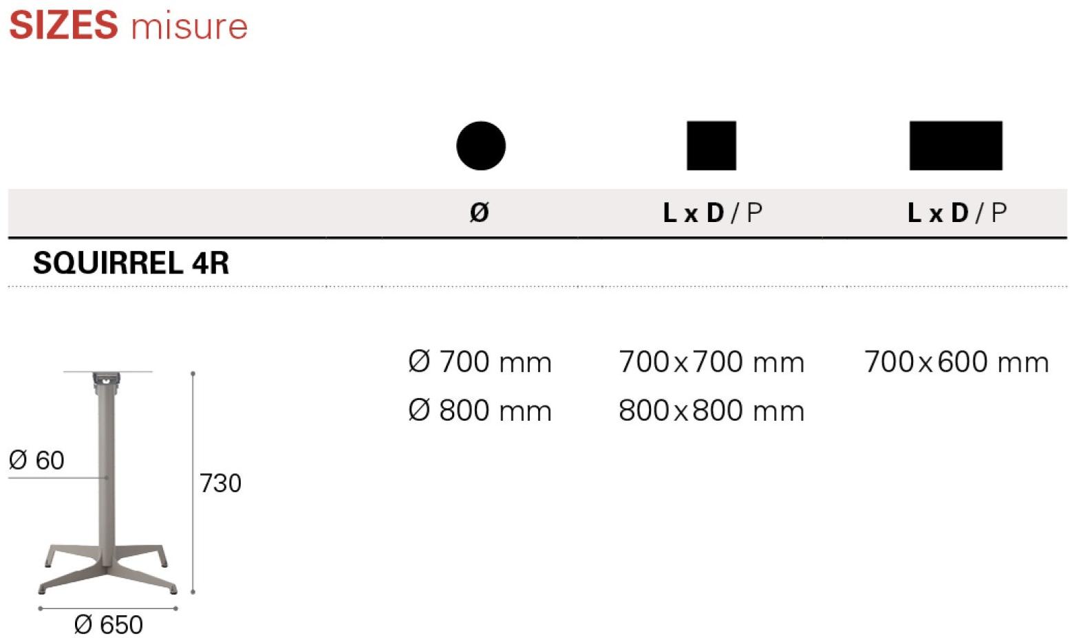 Nitesco Круглый стол со складной столешницей Squirrel sun-id-1374103 - Вид №4
