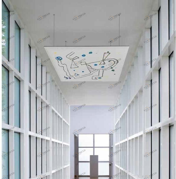 Caimi Brevetti Подвесная акустическая панель из ткани Snowsound art sun-id-1468756