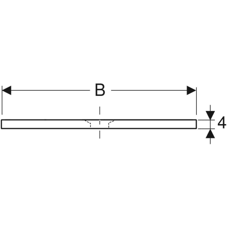 550.752.00.1 Квадратный душевой поддон Geberit Olona Geberit  - Вид №4
