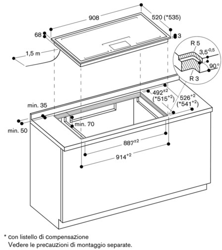 Gaggenau Встраиваемая индукционная стеклокерамическая плита Serie 400 sun-id-1481798 - Вид №10