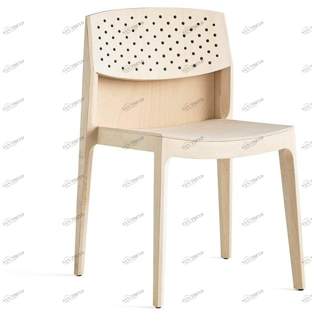 Capdell Штабелируемый деревянный стул Isa 140p