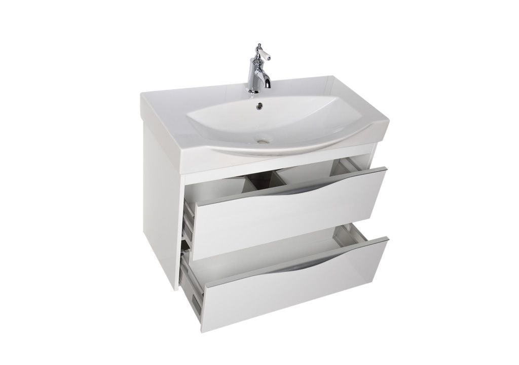 Тумба с раковиной Aquanet Франка 85 белый 0018305300182329 - Вид №5