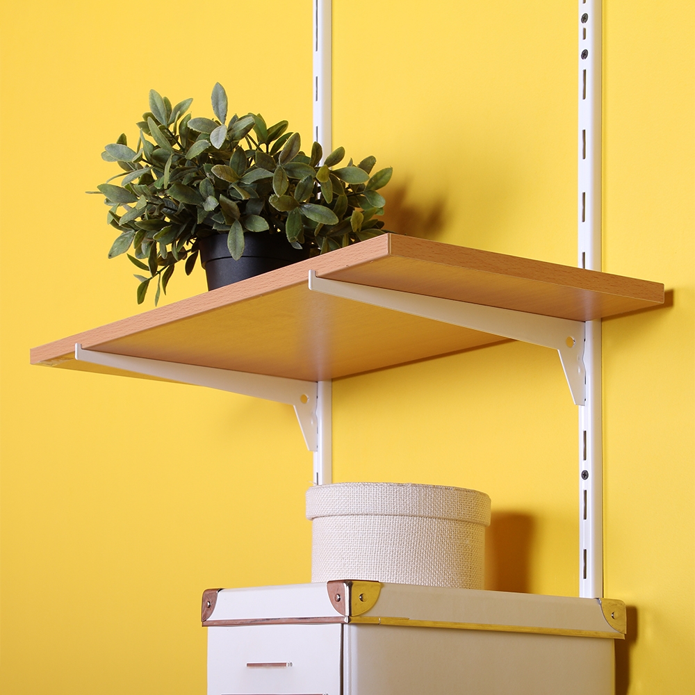 Кронштейн к стеновым стойкам , 215x6x70 мм, белый LJPS0533 Public Steel Россия  - Вид №1