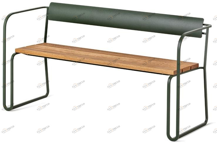 Nola Industrier Складная скамья из стали и дуба  U40-01, u40-01 / 2 