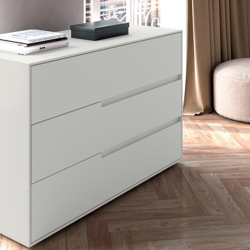 Febal Casa Лакированный комод со встроенными ручками Damien sun-id-1494310 - Вид №1