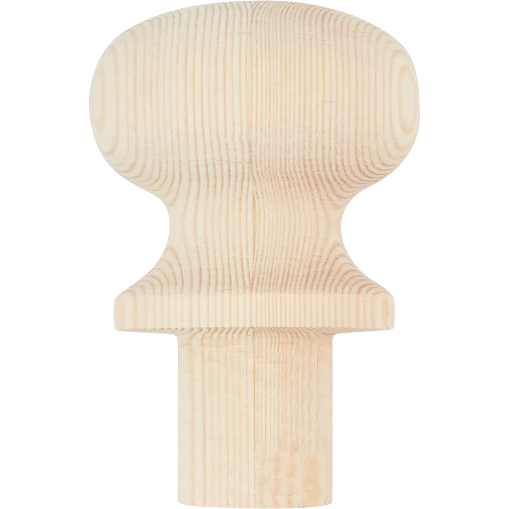 Santreyd: Декоративный шар для столбов из натуральной сосны 83836119 Шар с ножкой STLM-1416348