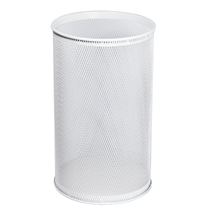 85980 Kруглoe мусорное ведро, белый цвет​ SANELA 