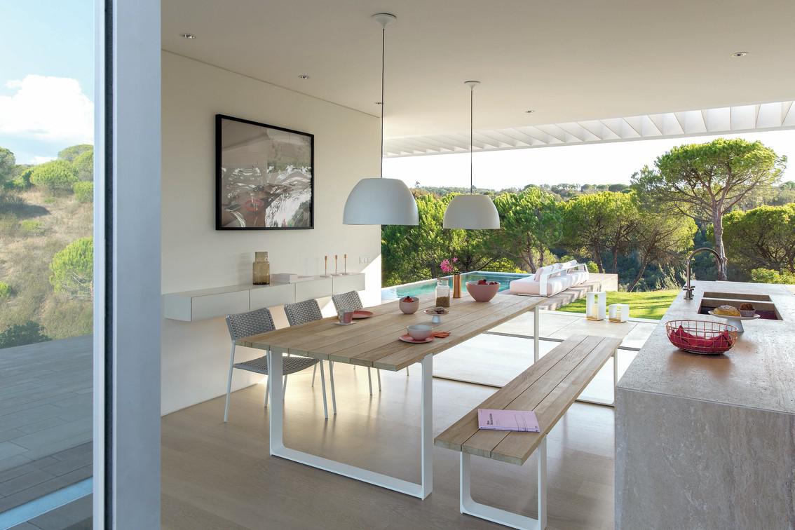 MNST233 Обеденный стол pwi white f8 270см x 107см Manutti Prato - Вид №4