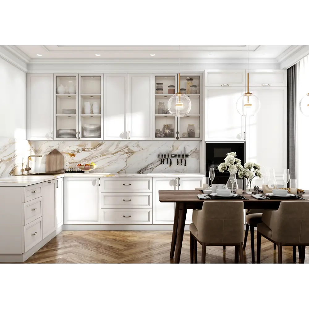 Фасад для кухонного шкафа Реш 59.7x102.1 см Delinia ID МДФ цвет белый 82011437 STLM-2189477 - Вид №4