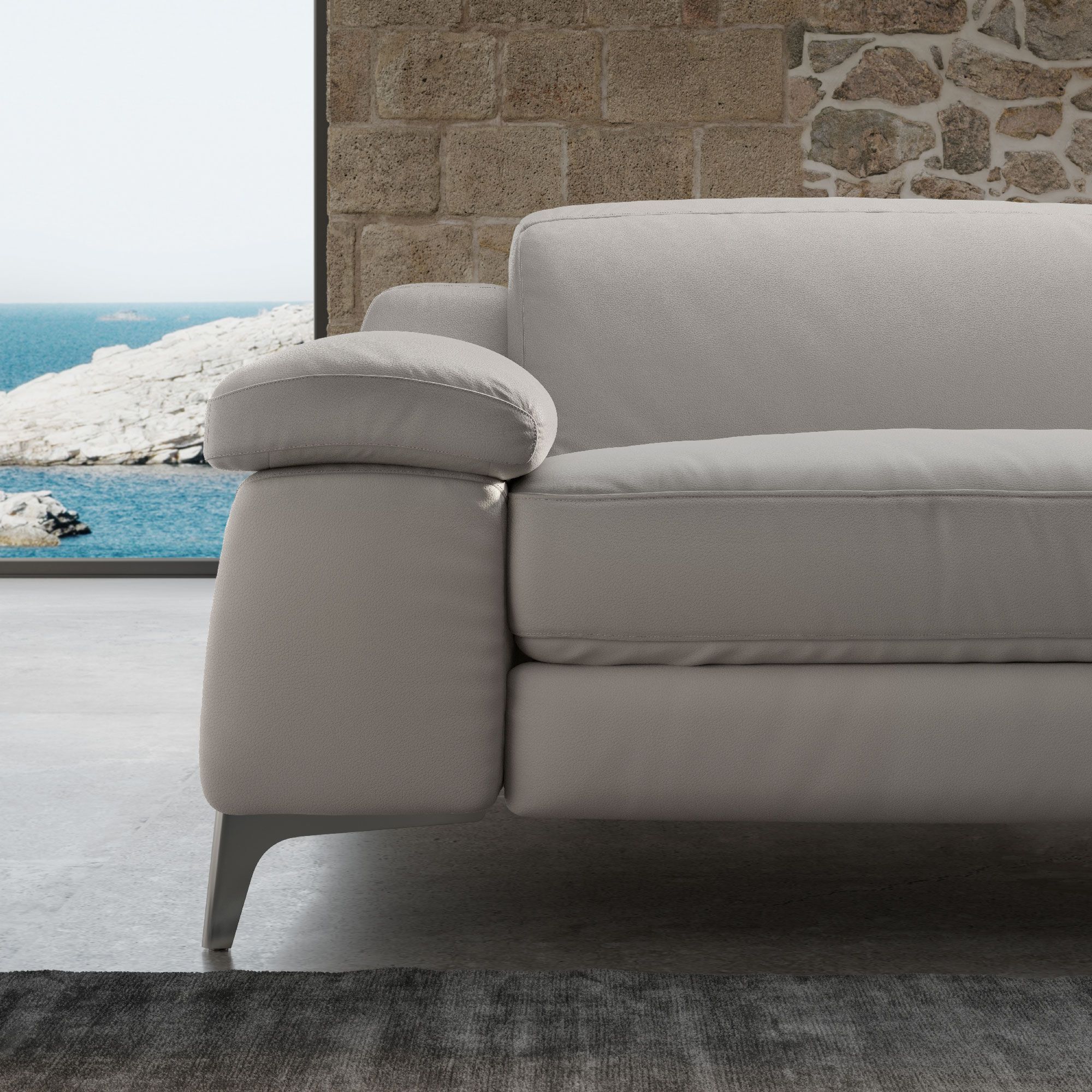 2-местный диван с электроприводом Natuzzi Italia DUCA ARCH-00012183 - Вид №1