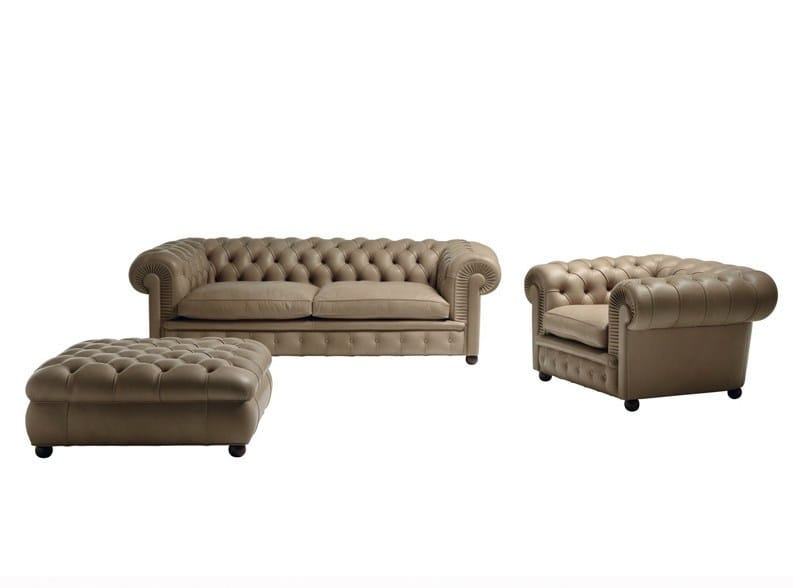 Кресло capitonné Poltrona Frau коллекция - диваны и кресла ARCH-00031884 - Вид №1