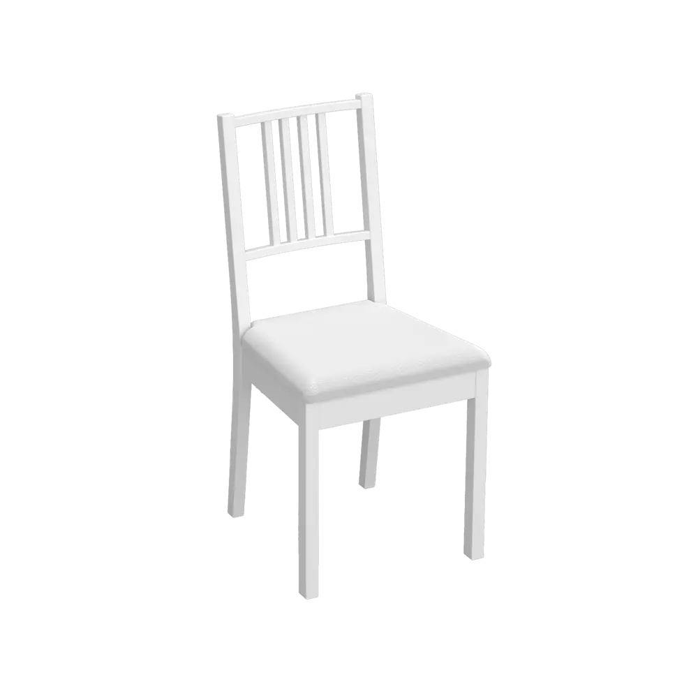 Сиденье для стула Марсель Delinia 43.5x40.5x4 см имитация кожи цвет белый STLM-2048149 - Вид №2